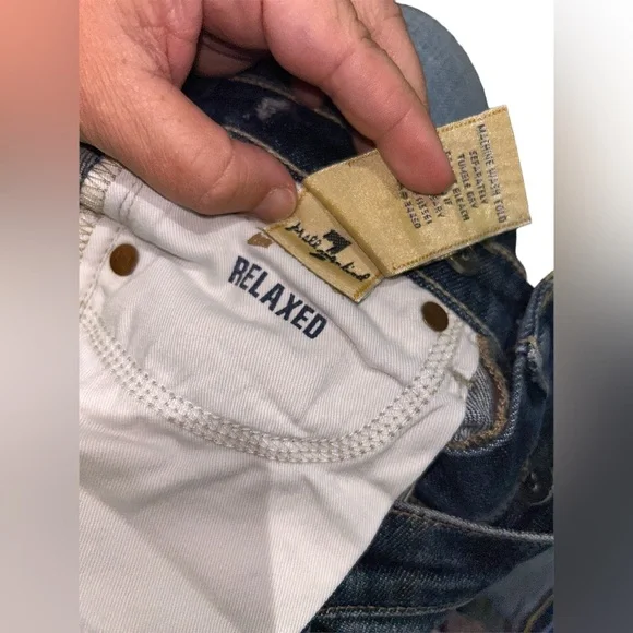 Kids 7 For All Mankind relaxed distressed jeans 6 - Picture 5 of 5